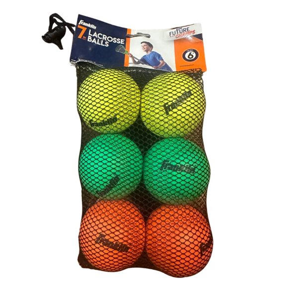 7” inch Franklin Lacrosse Balls - Set of 6 - New in Bag - Picture 5 of 5
